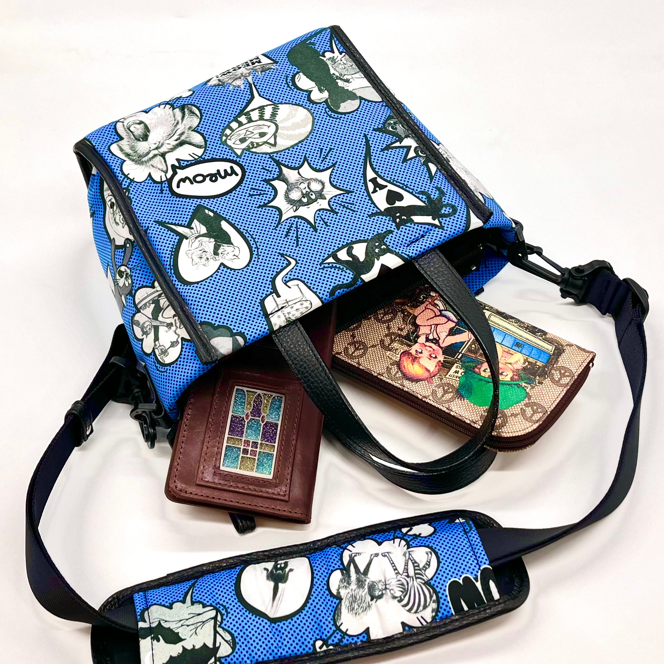 Ciao Ciao Chaco 4802 Black Cats Shoulder Bag