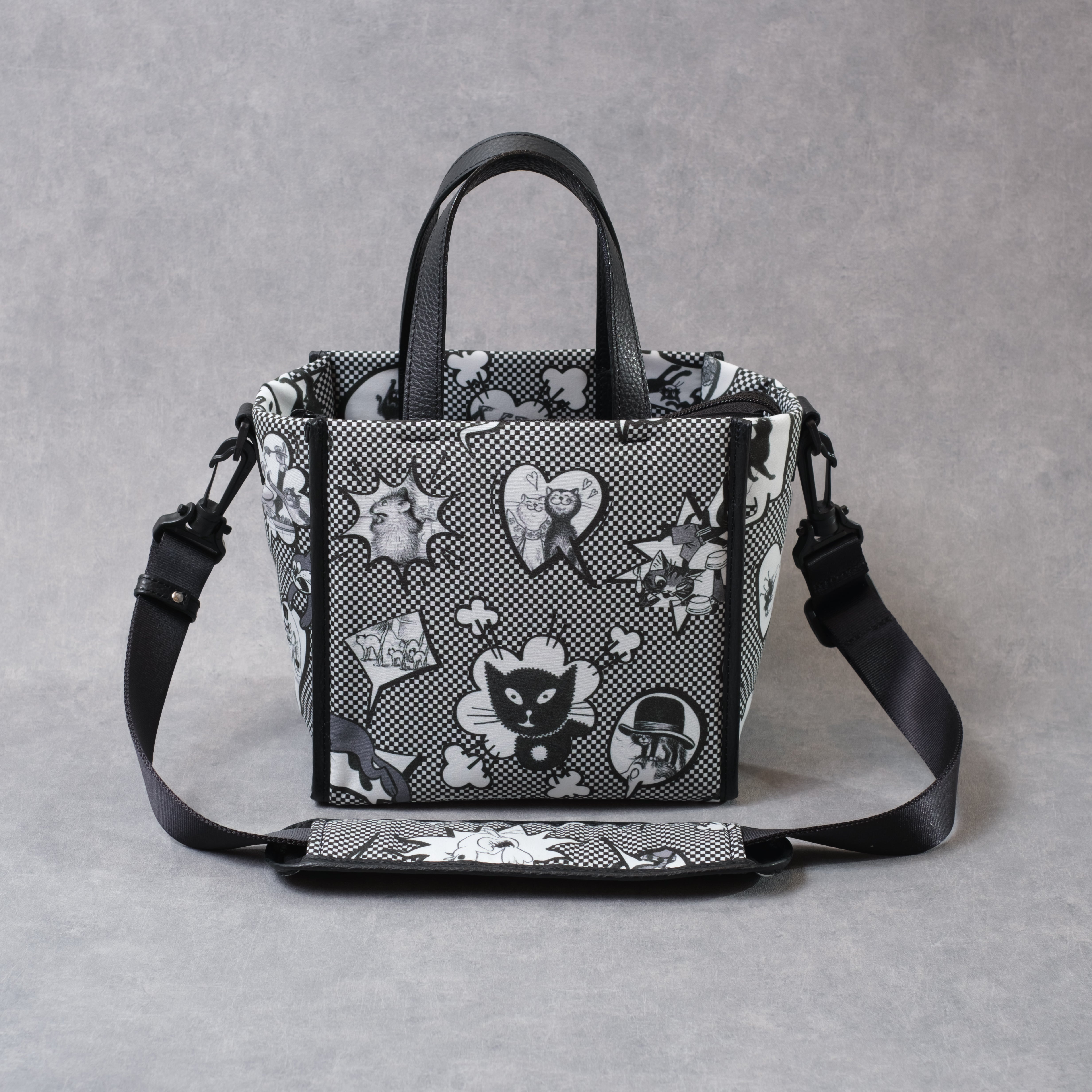Ciao Ciao Chaco 4802 Black Cats Shoulder Bag