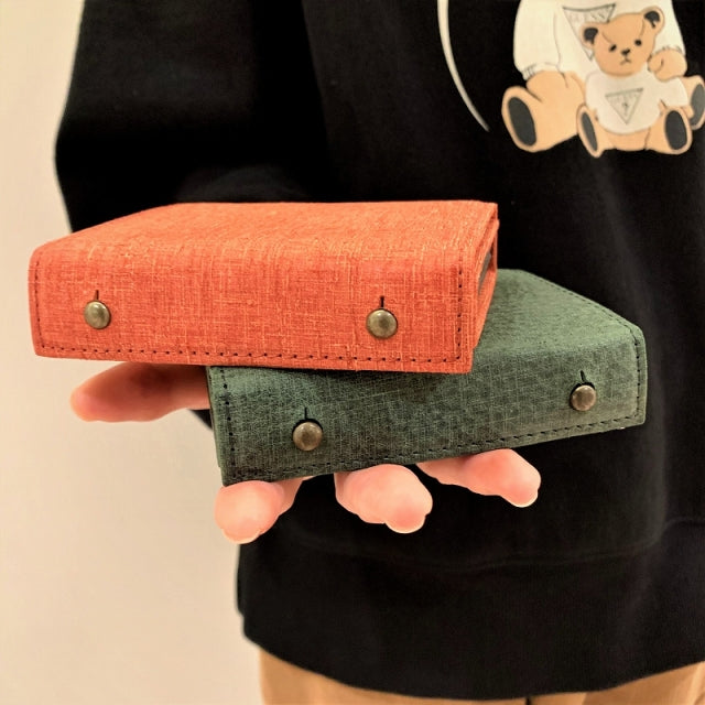 M+M+ Millefoglie2 P25 Quadretti Bi-fold Wallet