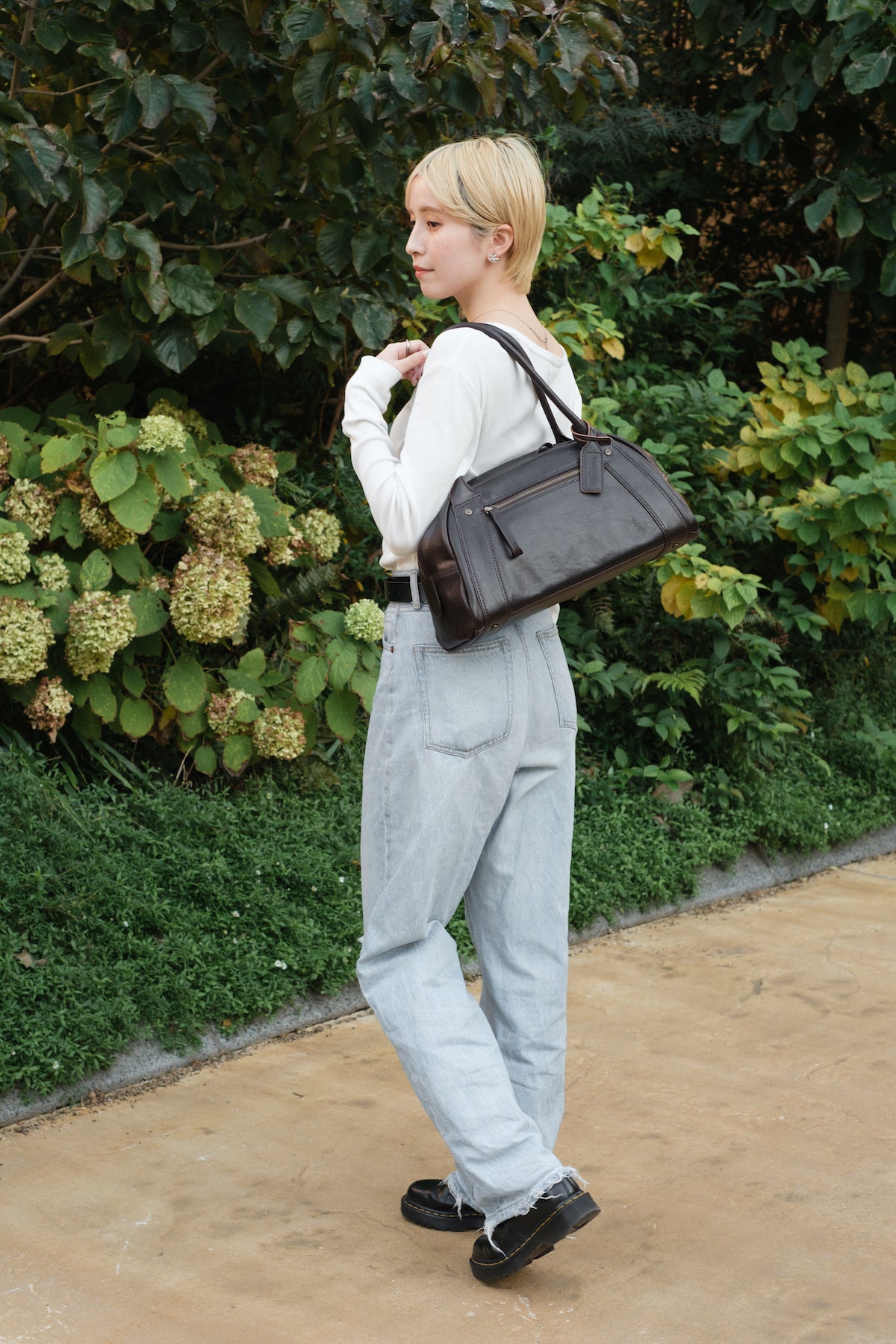 Bodessin MS976 Zebu Cow Boston Tote Bag
