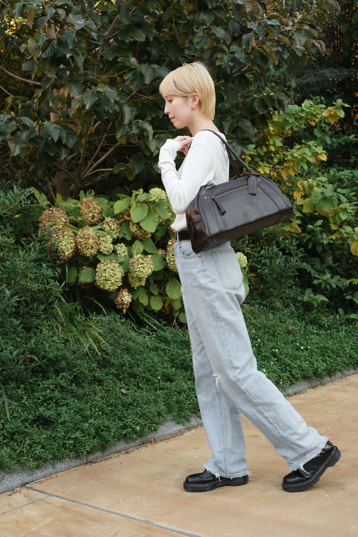 Bodessin MS976 Zebu Cow Boston Tote Bag