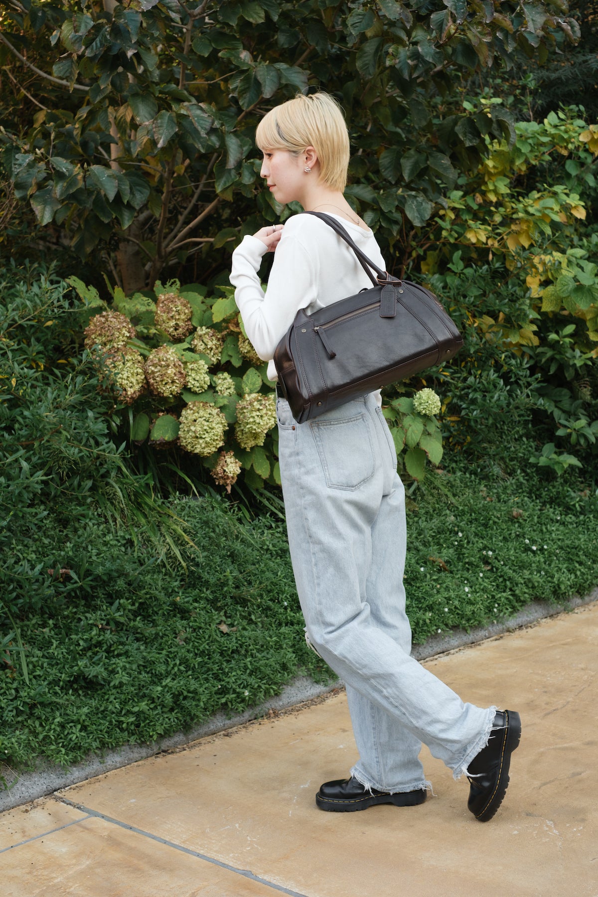 Bodessin MS976 Zebu Cow Boston Tote Bag