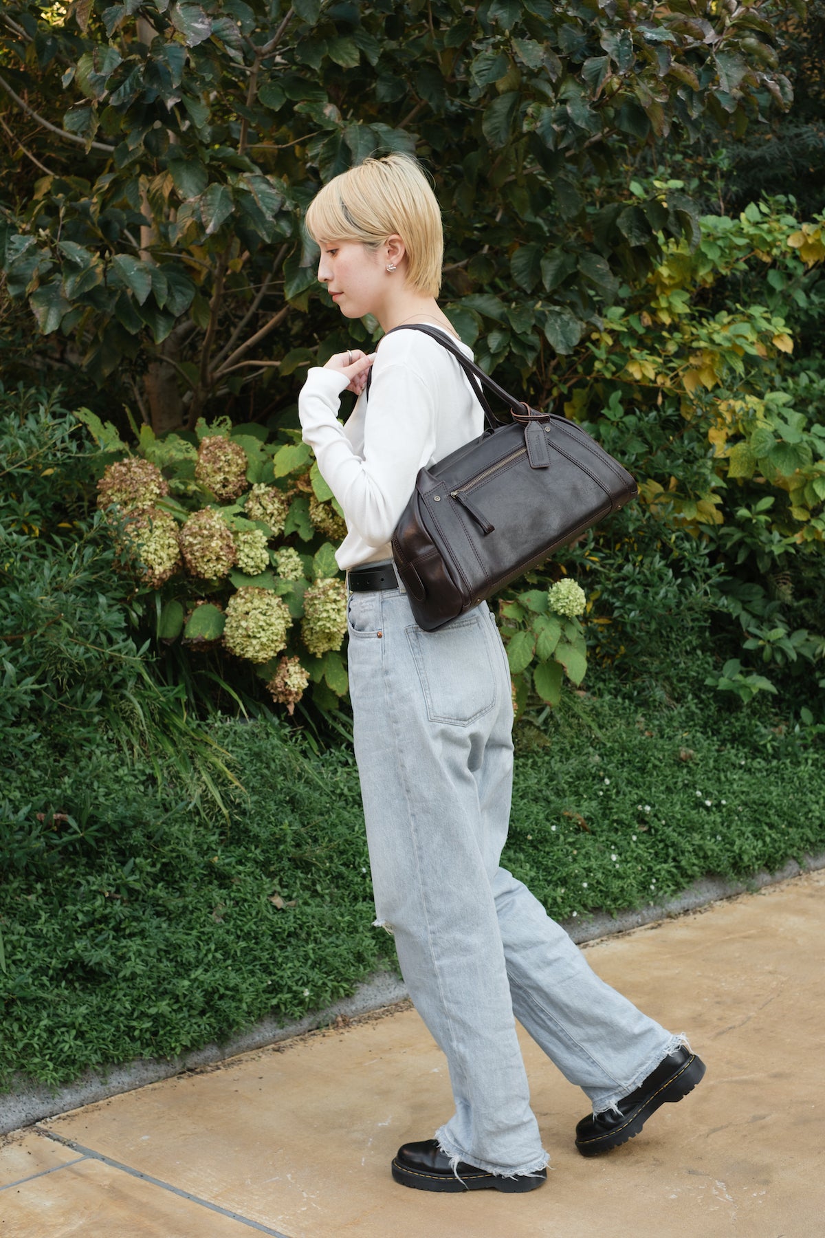 Bodessin MS976 Zebu Cow Boston Tote Bag