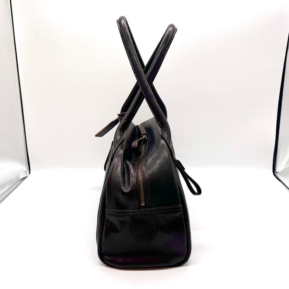 Bodessin MS976 Zebu Cow Boston Tote Bag