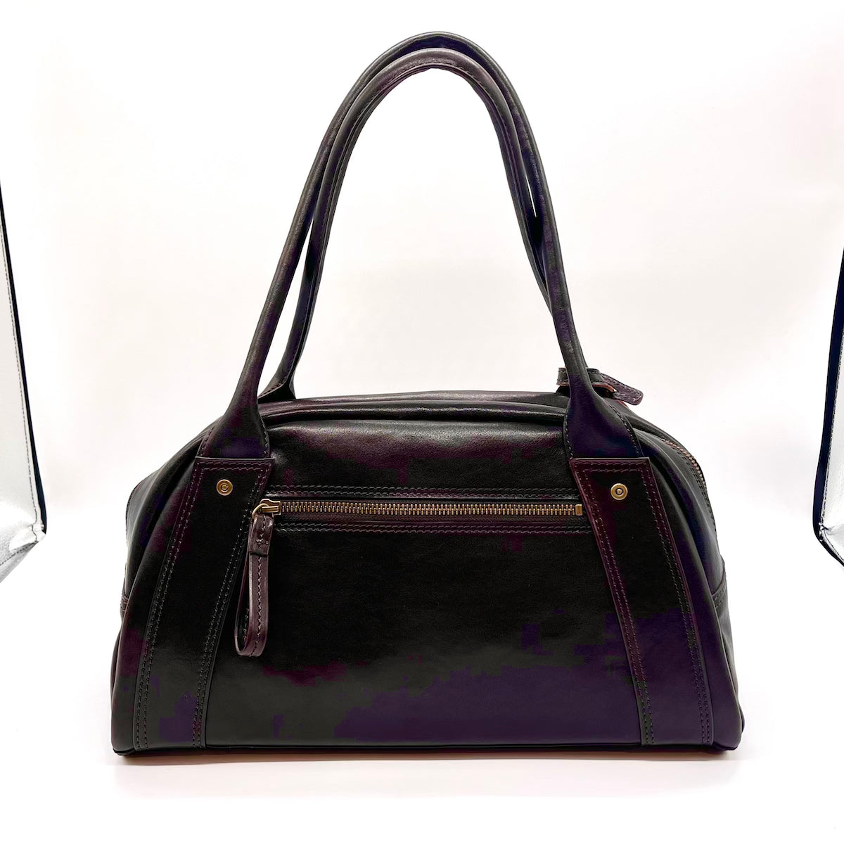 Bodessin MS976 Zebu Cow Boston Tote Bag